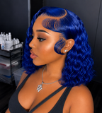 Blue Deep Wave bob