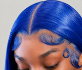 Blue Bob Wig